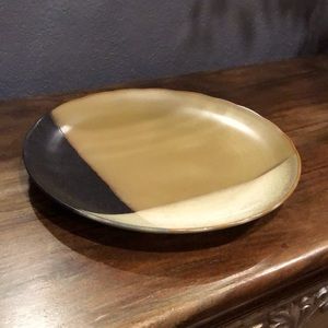 Sango gold dust black 5022 serving plate